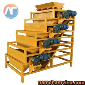 Alternative view of Nam châm băng tải lọc sắt bằng rulo từ 4 cấp D100x1000mm